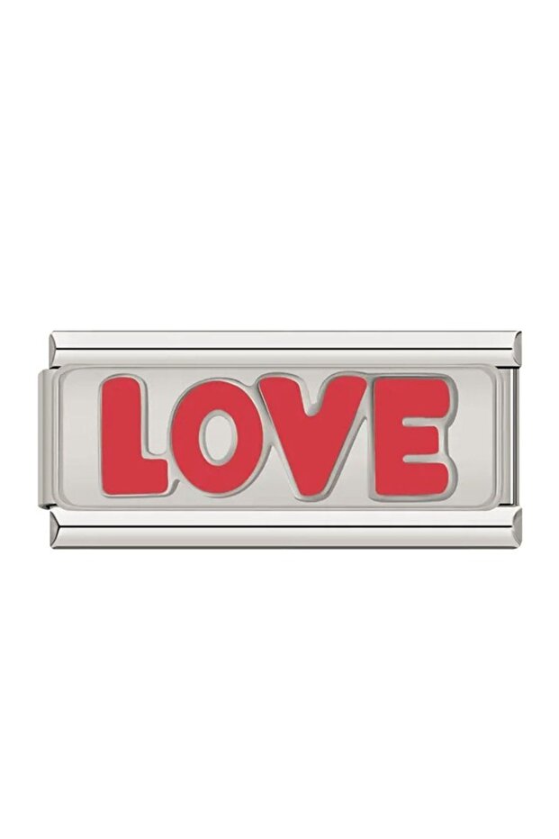 Italian Stainless Steel 9mm Love Charm