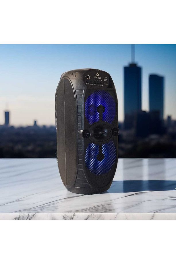 KTX-1526 4 İnç X2 Taşınabilir Extra Bas Bluetooth Hoparlör - 2