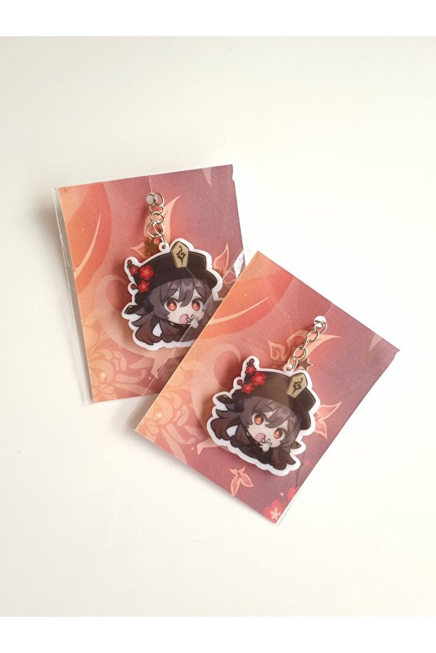 Genshin Impact Hutao Bag Ornament/Keychain (1 Pcs)