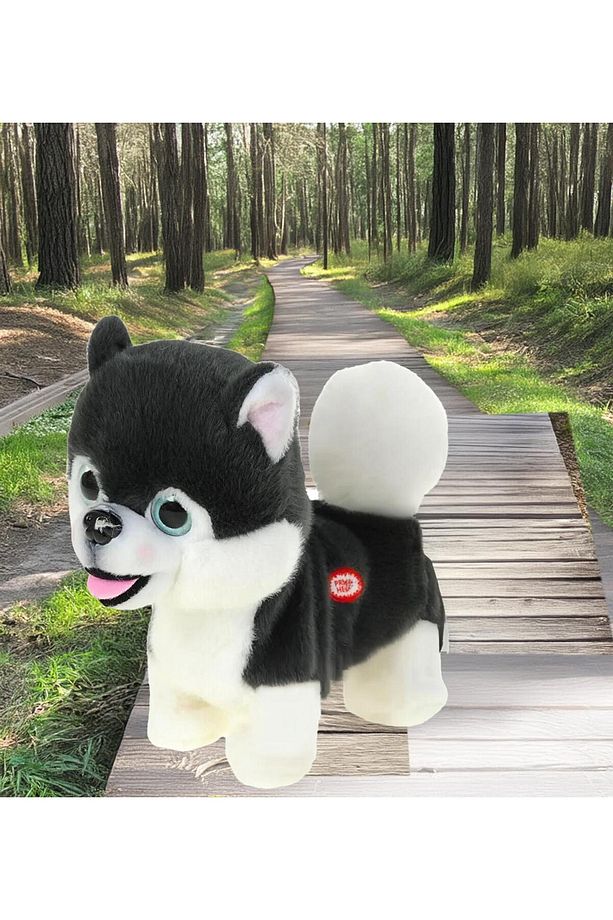 Yürüyen, Ses Tekrarlı, Hareketli Sevimli Peluş Köpek Boo - Cute Pomeranian - 6