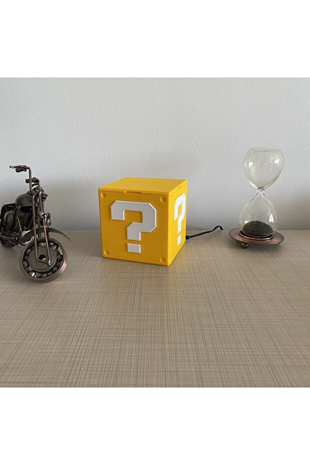 Süper Mario Dekoratif Kutu Lamba Gaming Dekor Gamer Hediye - 4