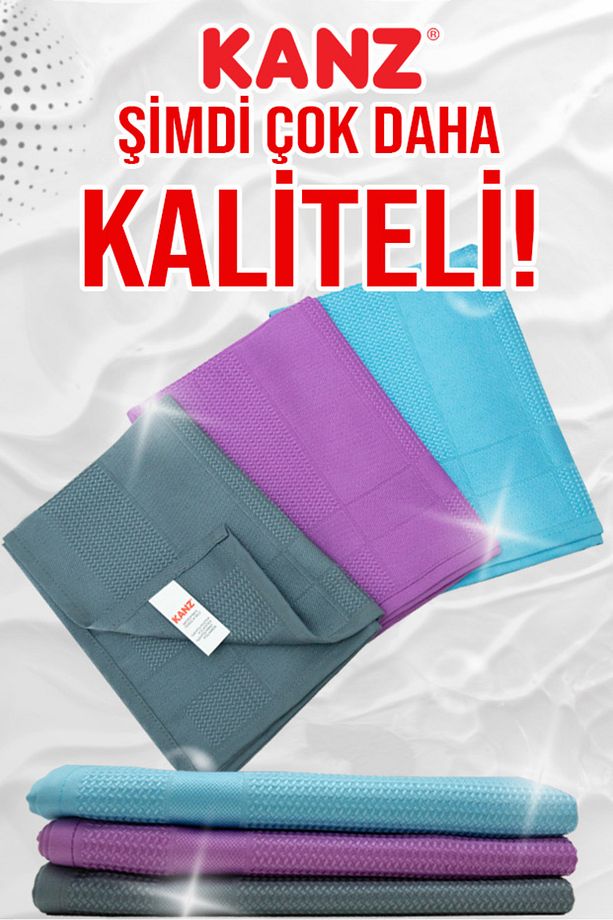 3'lü Mikrofiber Temizlik Bezi Alman Markası Microfiber Bez Mutfak Bezi Cam Bezi Araba Bezi - 7