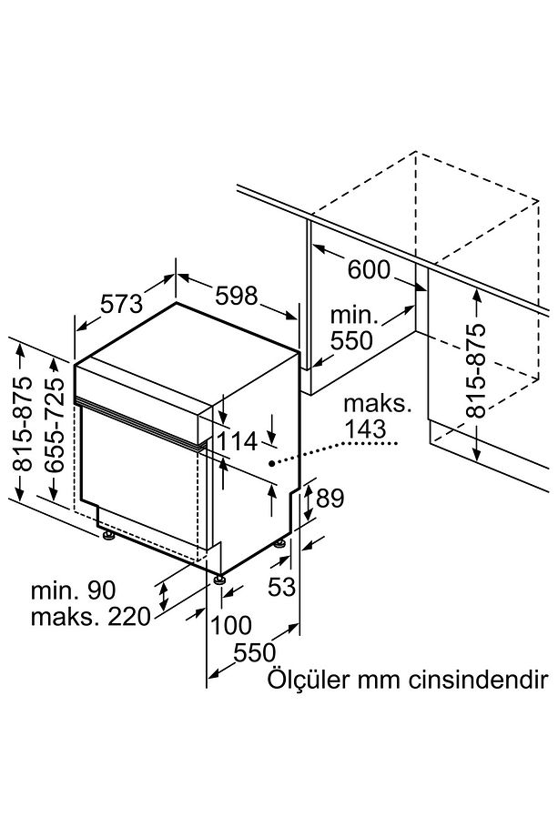 Sn53ıs62mt 6 Programlı 14 Kişilik Bulaşık Makinesi - 5