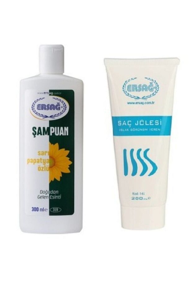 Sarı Papatya Özlü Şampuan 300 ml ve Islak Görünüm Veren Jöle 200 ml - 1