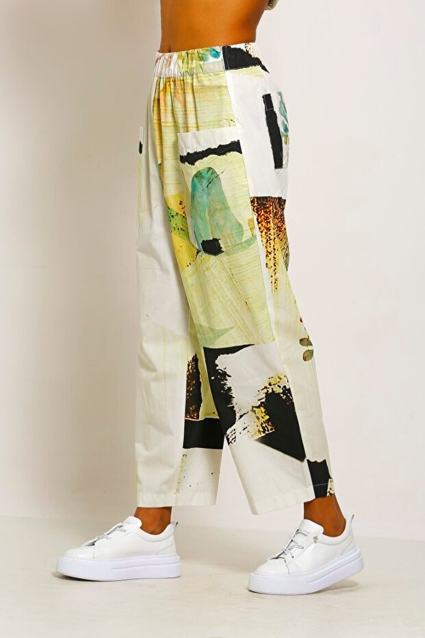 Desenli Pantolon - 3