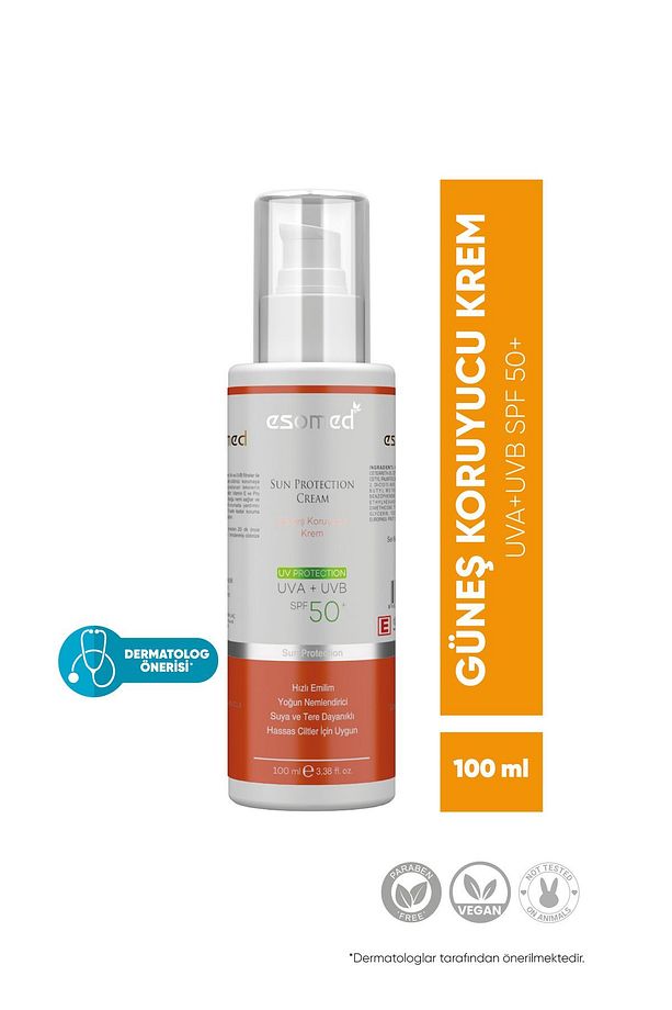 Yüksek Koruyucu Nemlendirici Spf50 Uva Uvb Leke Bırakmayan Güneş Kremi 100 ml - 2