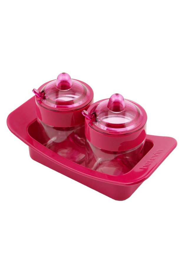 Venezia Set of 2 Glass Spice Shakers