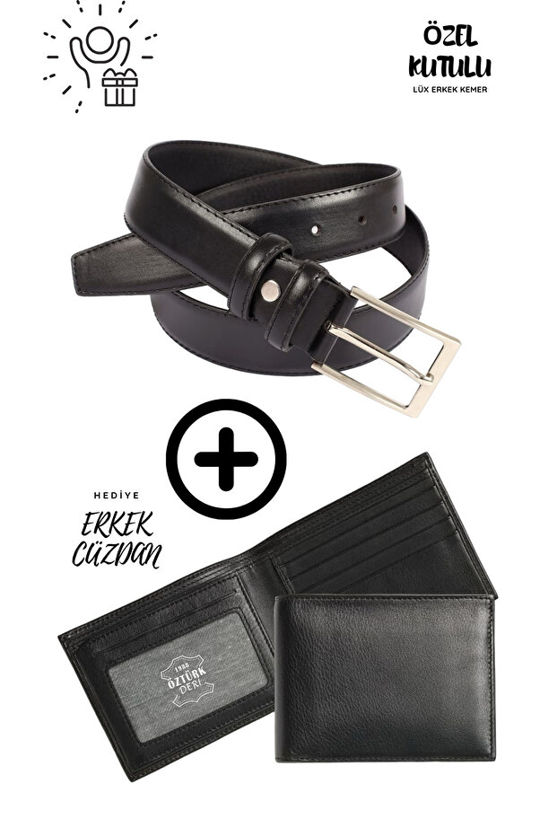 Men's Belt+Gift Wallet Buy 1 Get 1 Free