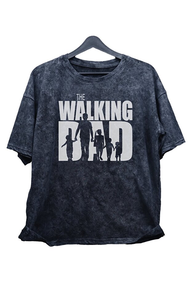 Oversize the Walking Dead Printed Washable T-Shirt, Unisex Series Printed Retro T-Shirt