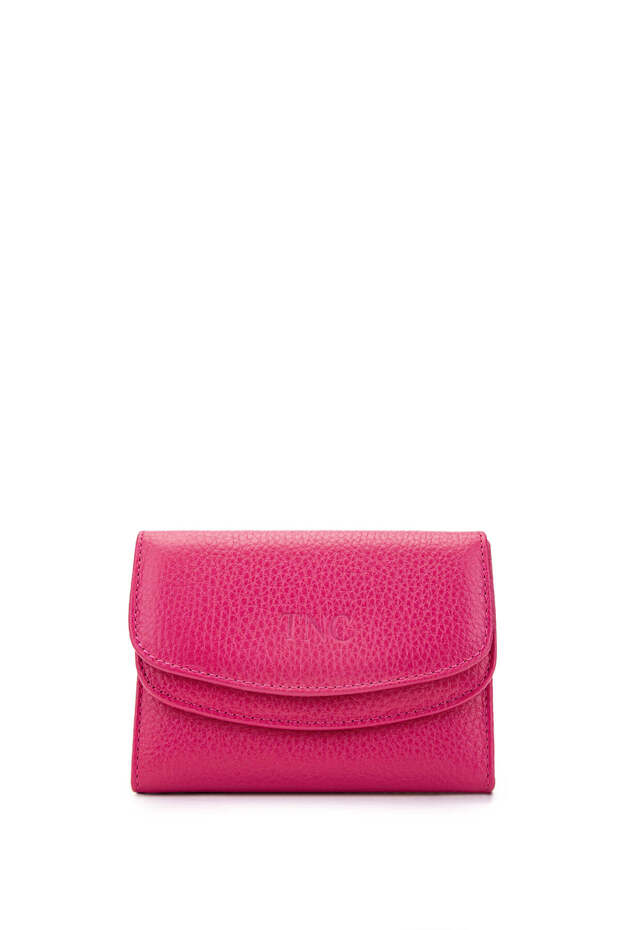 Women's Genuine Leather Fuchsia Wallet