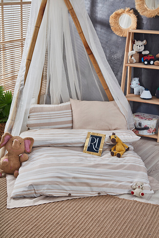 Buttoned Boheme Baby Duvet Cover Set (with Sheets)