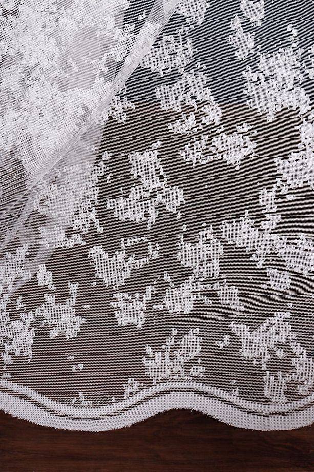 Bulut Desen Örme Tül Perde, 350x250cm, 1/3 Sık Pile, Elısıon03881 - 6