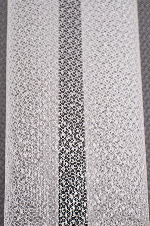 Sade Desen Örme Düz Tül Perde, 400x270, Seyrek Pile, 1/2 - 6