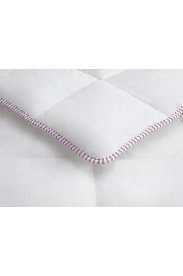Fluffy Tek Kişilik %100 Pamuk Kumaşlı Nefes Alabilir Nano Elyaflı Ergonomik Yorgan - 3