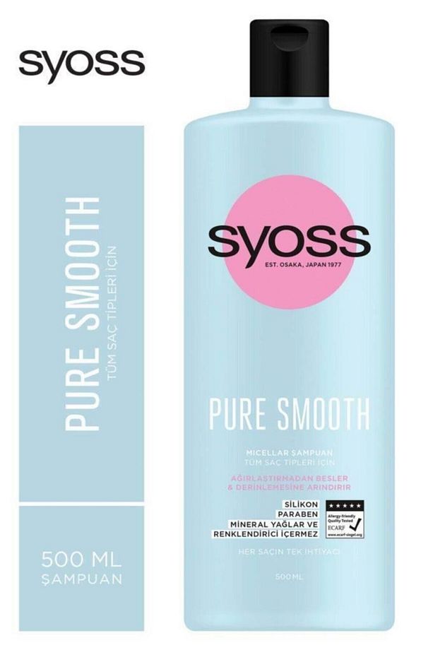 Smooth Micellar Ağırlaştırmayan Derinlemesine Bakım Şampuan 500ml 3'lü - 2