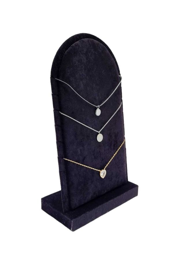 New Local Small Suede Footed Necklace Chain Anklet Stand (AYDINDECOR)