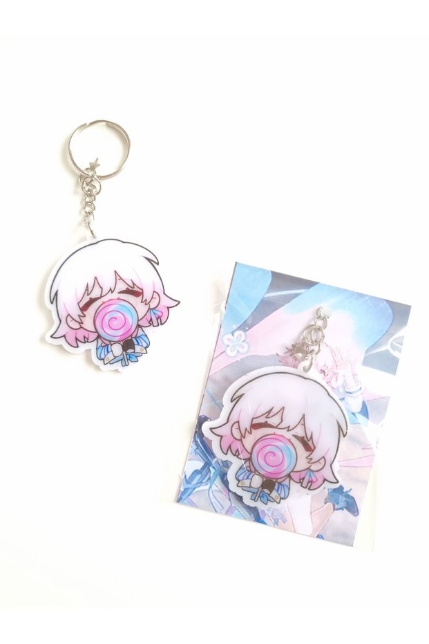Honkai Star Rail March 7Th Bag Ornament/Keychain (1 Pcs)