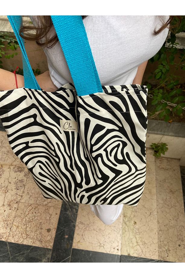 Zebra Desenli Çanta - 2