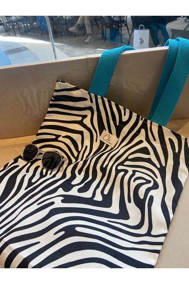 Zebra Desenli Çanta - 3
