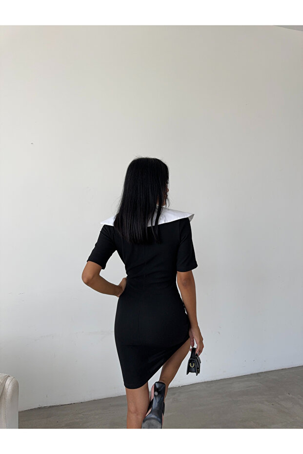 Mini dětské šaty s límečkem - 2