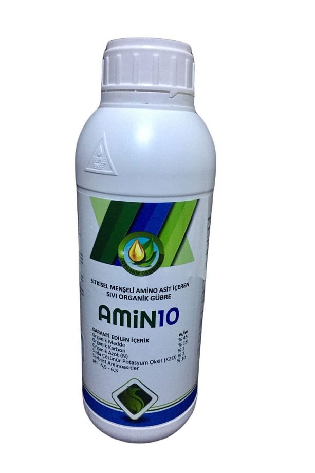 Amin10 Bitkisel Menşeli Amino Asit Içeren Organik Gübre 1 Litre - 1