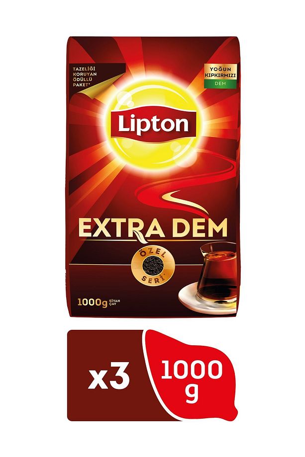 Extra Dem Dökme Çay 1000 gr X 3 Adet - 1