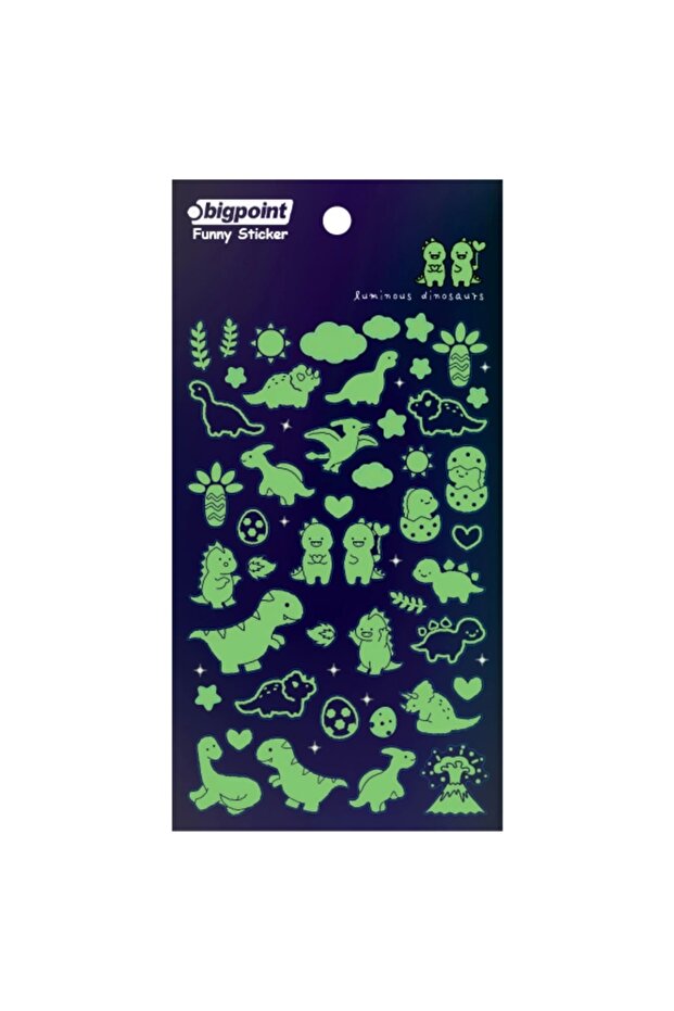 Sticker Fosforlu Dinazorlar - 1
