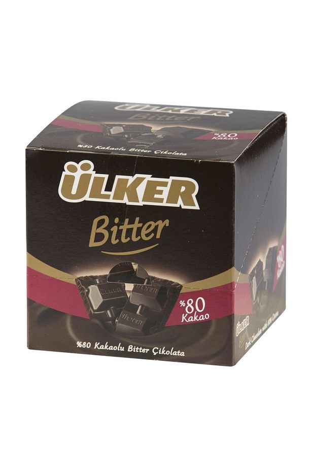 Çikolata Kare Bitter %80 Kakao 70 Gr (6 Adet) - 1