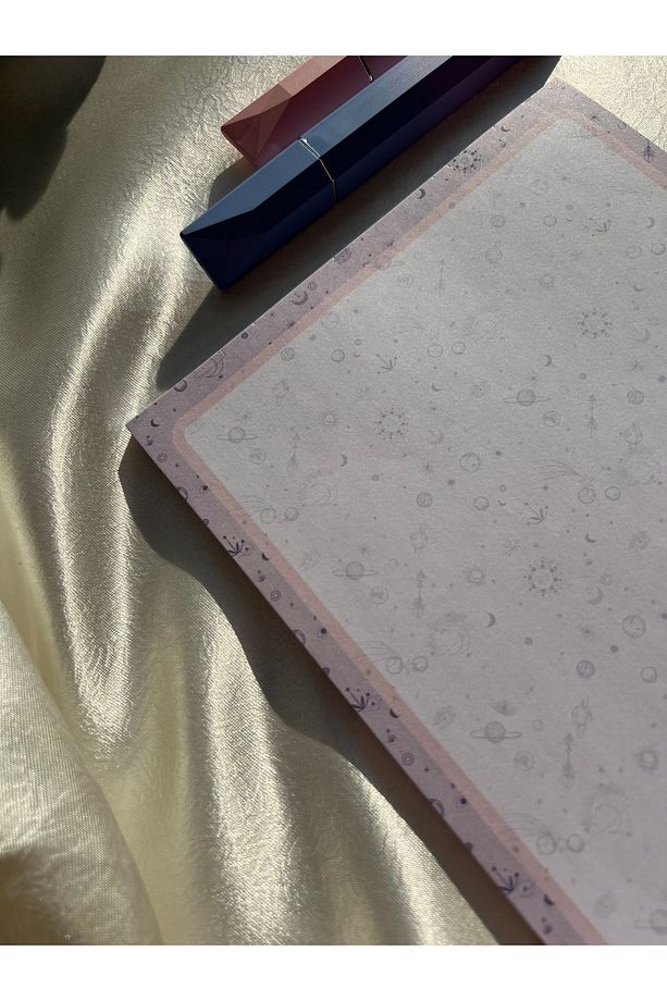 A5 Uzay Desenli Notepad - Not Defteri - Bloknot - 5