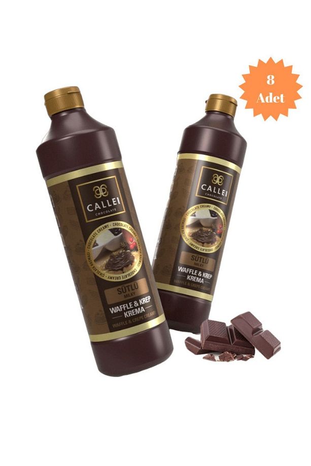 Sütlü Waffle Ve Krep Sosu 8 Adet - 1