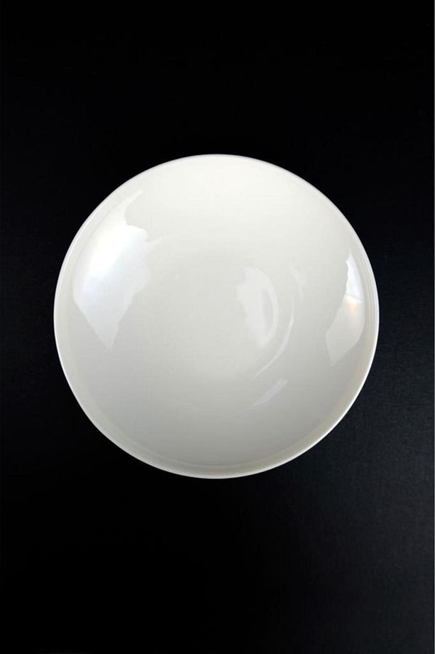 Semazen 6’lı Porselen Çukur Tabak Yemek Tabağı Seti 21 Cm Krem - TL4052471 C320.003 - 5