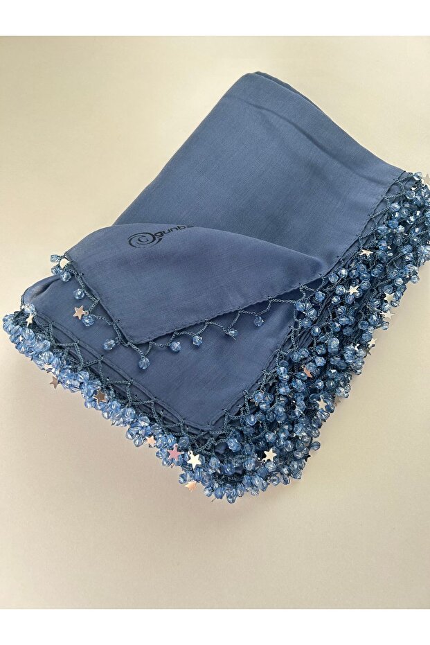 Handcrafted writing edge beaded cheesecloth dowry pocketing daily