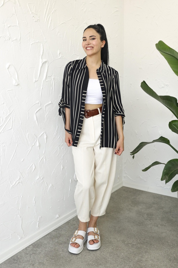 Pera Lacivert Gömlek - 3