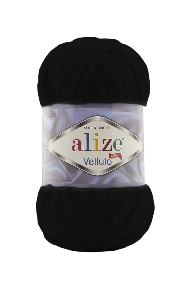 Black VElluto VElvet 5 Pack - Hand Knitted Rope Color Code: 60