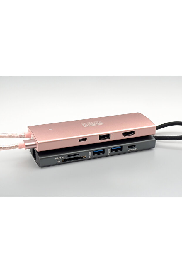 9in1 Type-C Docking Station / Hub Gri - 4