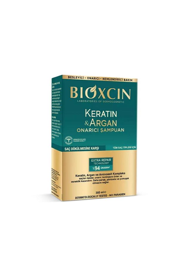 Şampuan Keratin&Argan Onarıcı 300 ml Tüm saç tipleri için bakım sağlayan Bioxcin. - 1