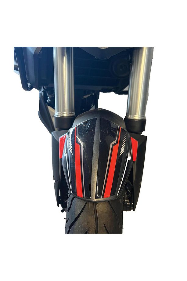 Bajaj Dominar D250 - 400 Çamurluk Sticker 6 Parça Set Siyah Kırmızı Redlinegrafik - 2