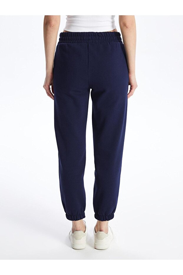 LCW Vision Beli Lastikli Baskılı Kadın Jogger Eşofman Altı - 4