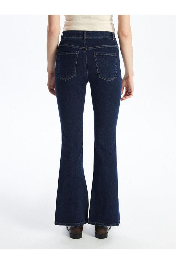 LCW Jeans Mars Flare Kadın Jean Pantolon - 4
