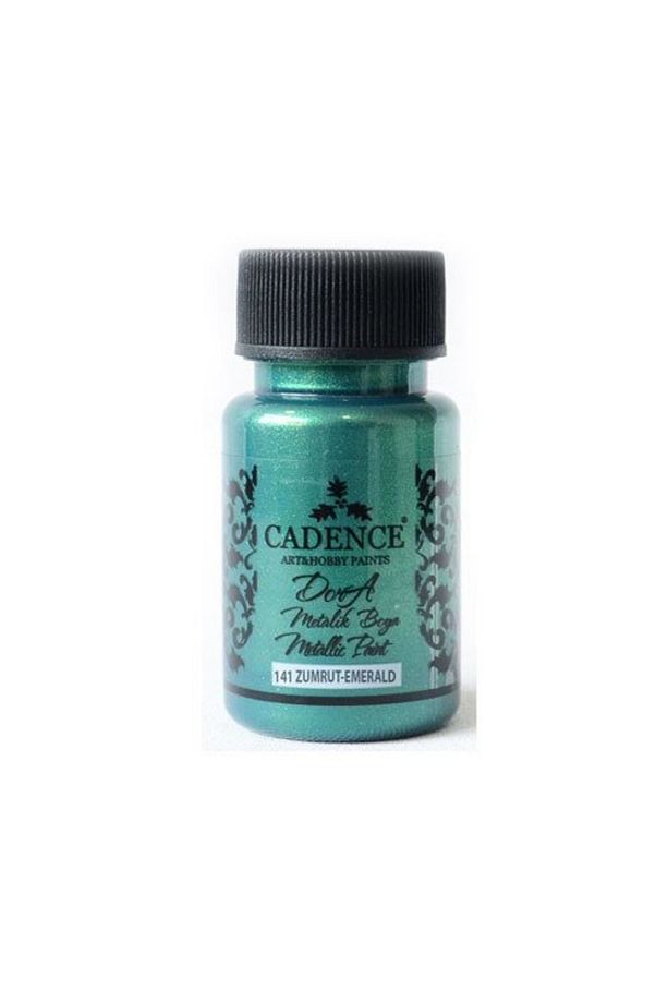 Simli Metalik Zümrüt Hobi (CAM - POLYESTER - SERAMİK) Boyası 50 ml - 1