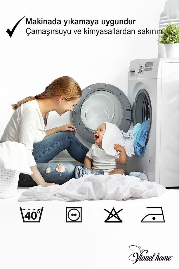 %100 Pamuklu | Kapitone Sıvı Geçirmez Yatak Alezi | Ful Kenar, Tek, Çift Kişilik Yatak Koruyucu Alez - 7