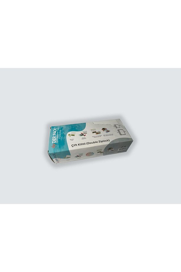 Çift Kilitli Buzdolabı Poşeti 50'li ( 25X0.4 Lt ve 25X1 Lt) - 2