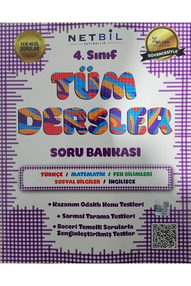 Bilfen Netbil 4.sınıf Tüm Dersler Soru Bankası - Yeni Baskı - 1