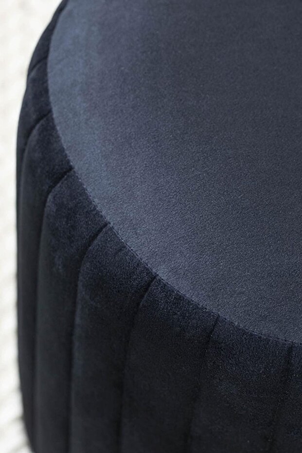 Long Line Puf, Siyah Silver - 4