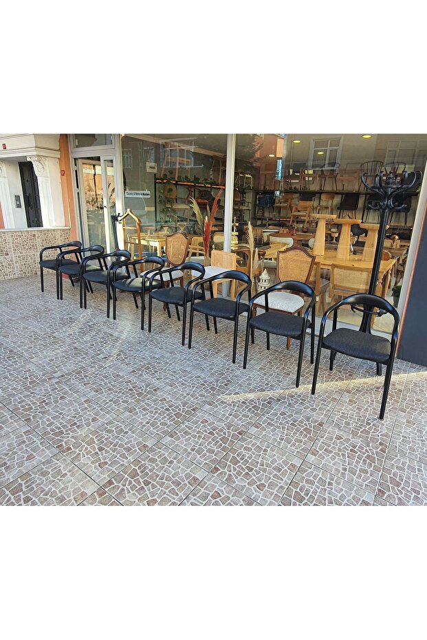 Yılan sandalye siyah - 3