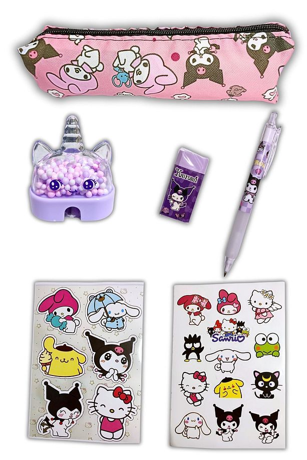 Kuromi ve Hello Kitty Kalem Kutusu Seti - 2