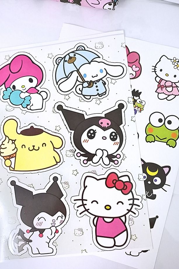 Kuromi ve Hello Kitty Kalem Kutusu Seti - 4