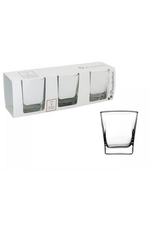 Carre Kare Tabanlı Bardak 310 Cc | 3lü Set Fma678876 - 2