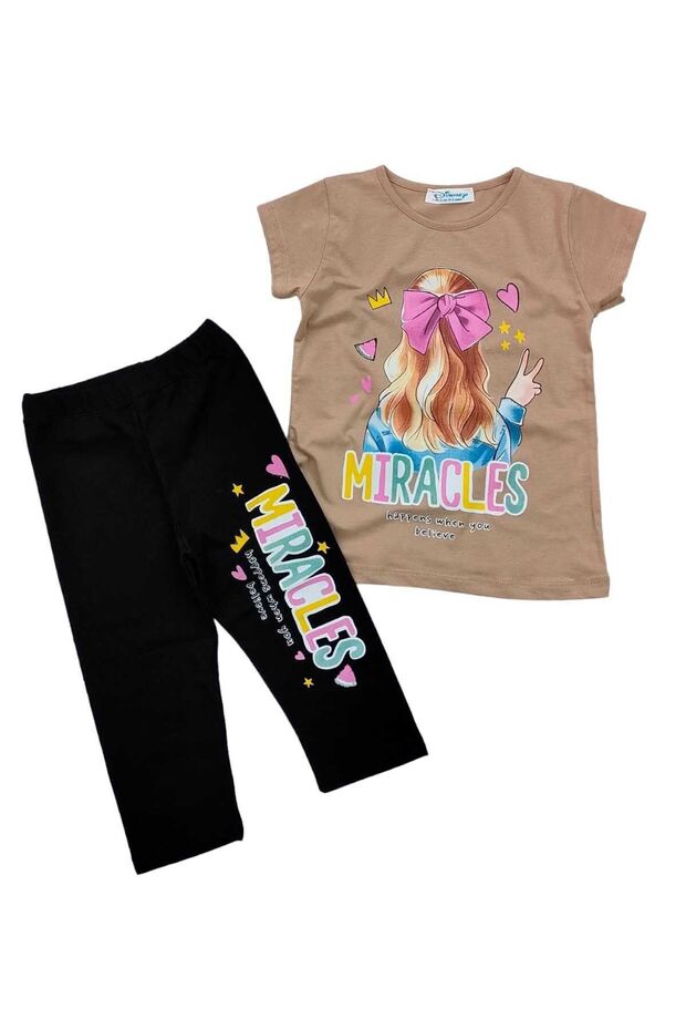 Girl's Cute Capri Tights Set