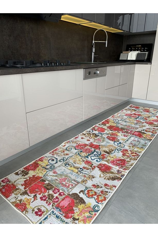 Şimal Model Etnik Desen Dokuma Taban Halı - 4